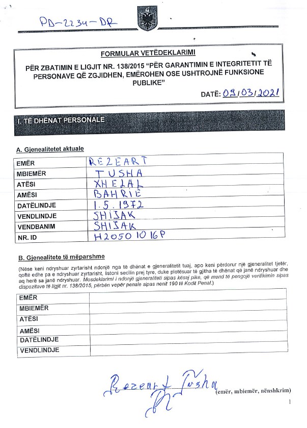Zbardhen formularët, Lulzim Basha përfshin në lista trafikantë droge dhe hajdutë: Shemb kauzën e dekriminalizimit 1 6054ddf62eed3Screenshot 1