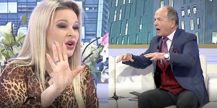 Rudina Magjistari nxehet me Sazan Gurin në studio: Nuk është hera e parë… rudina magjistari sazan guri