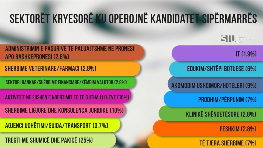 “Biznesmenët” e listave. “LSI” me 25.5% të kandidatëve, sipërmarrës, PD me 20.3%, PS me “vetëm” 18.9%. Tregtia dhe ndërtimi, “specialiteti” i deputetëve të ardhshëm 1 ssp2