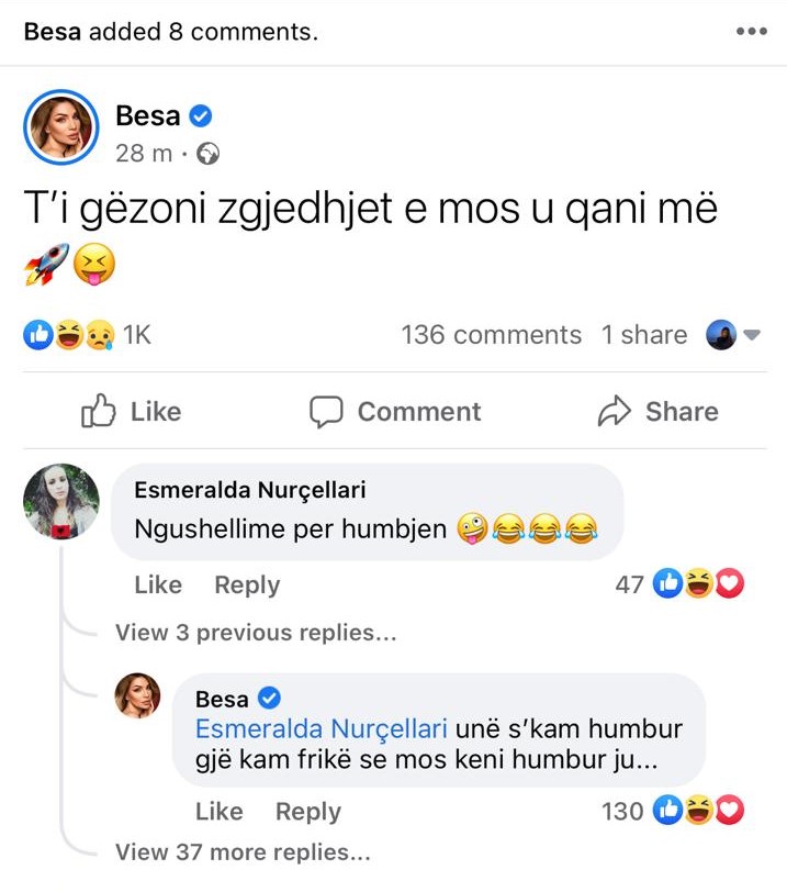 Zgjedhjet, Besa Kokëdhima: Unë s’kam humbur gjë kam frikë se mos keni humbur ju 1 1 12