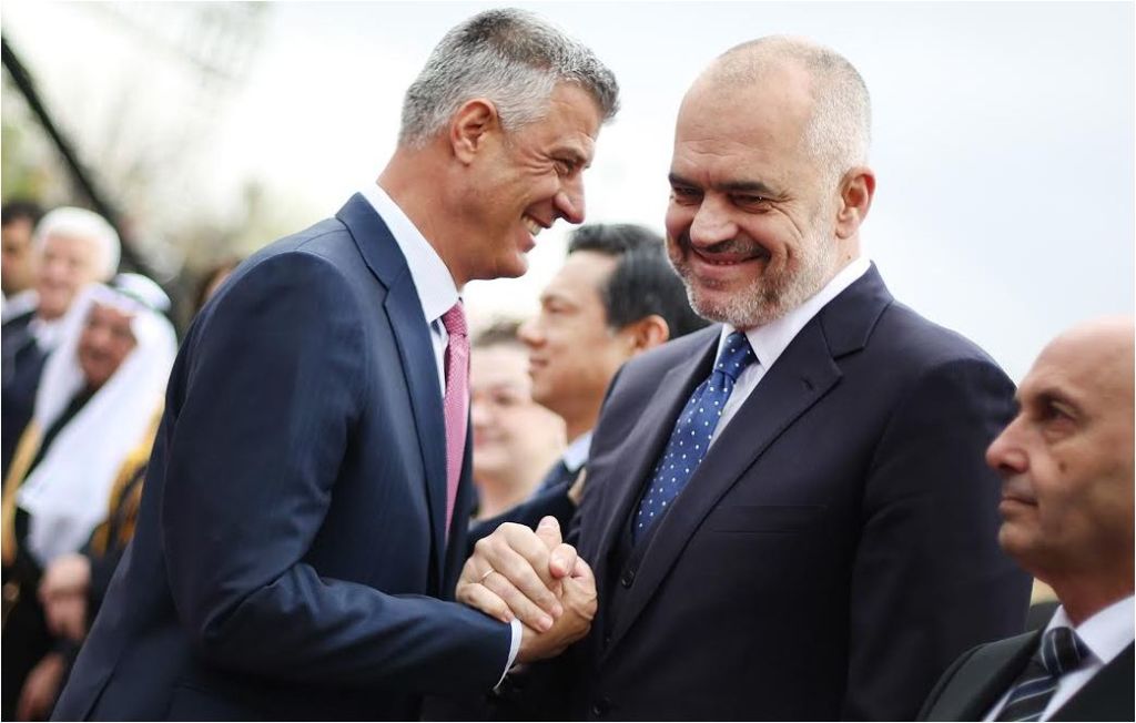 Hashim Thaçi uron Ramën nga Haga për fitoren e zgjedhjeve: Muret e qelisë nuk e mbajnë dot entuziazmin tim Hashim Thaci dhe Edi Rama