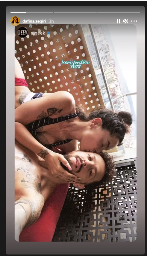 Dafina Zeqiri dhe DJ Geek ndajnë me fansat një çast intim mes tyre (Foto) 1 Untitled 1