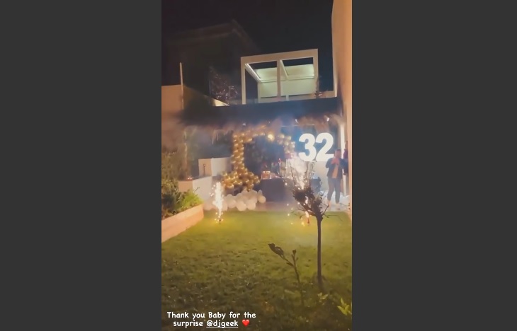 Dafina Zeqiri feston ditëlindjen dhe DJ Geek i organizoi një super surprizë 1 dsafi