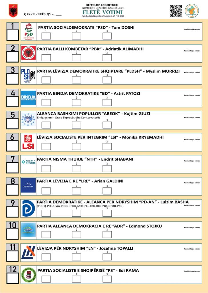 fletet e votimit numra 5