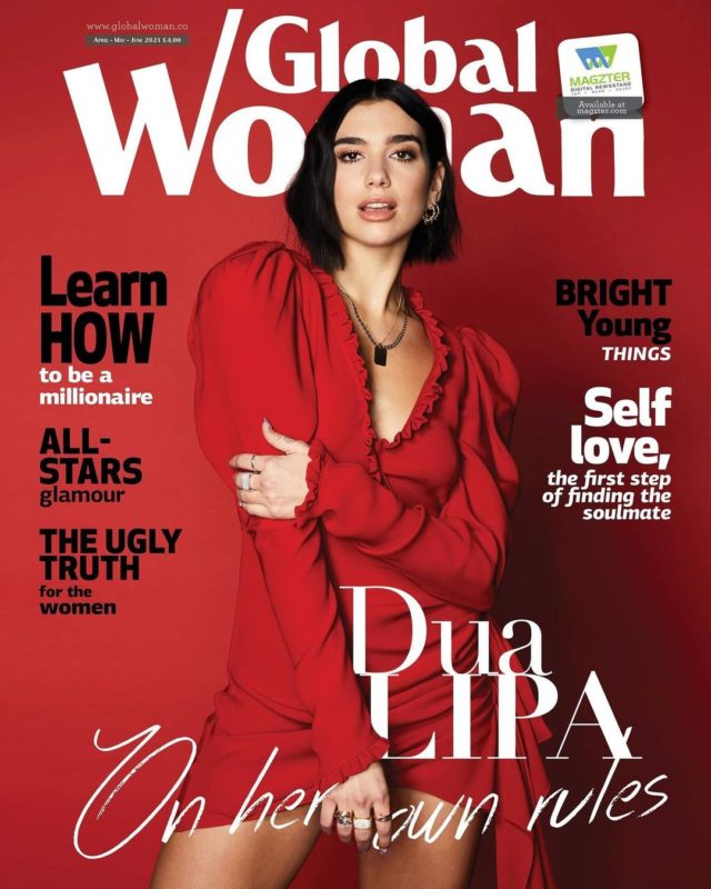 Dua Lipa pozon për herë të parë për një revistë shqiptare lindaprendii 171665972 362642605072513 1914684593834853585 n 640x800 1