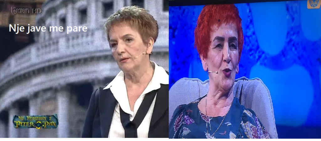 Najada Çomo rikthen flokët e kuqe apo TCh shfaq emision të regjistruar kohë më parë? najada