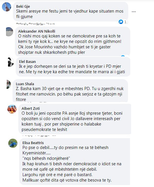 'Bastard, debil, ik hap krahun'! Shfaqet duke festuar, demokratët në kor kundër Bashës: Kemi humbur, na more më qafë 1 1621167348 1
