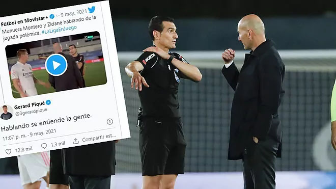 Piqué tallet Zidane: Duke biseduar, njerëzit e kuptojnë njëri-tjetrin… Zidane kryesore