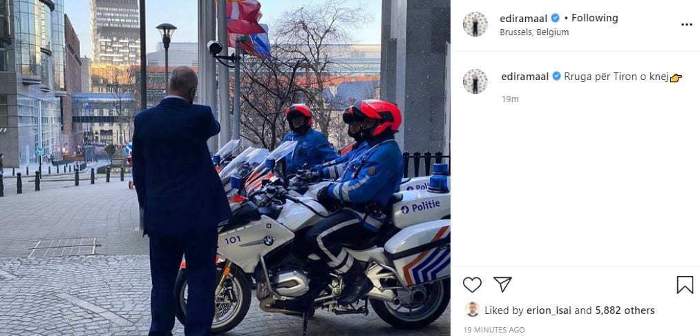 “Rruga për Tiron o knej”, Rama i jep “direktiva” policëve belgë 1 gghde4rhh