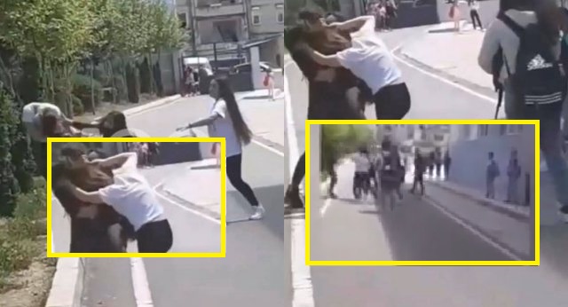 Grushte dhe shkulje flokësh, rrihen keq adoleshentet në Tiranë (VIDEO) s