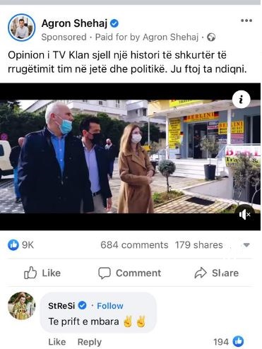 Djali i Sali Lushajt braktis Bashën, mbështetje për Agron Shehajn: Të priftë e mbara 1 4c0cd3a6 91bb 458e 83cc 14fbb06e4180
