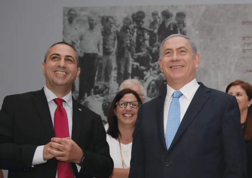 AVNER AVRAHAM DHE KRYEMISNITRI I IZRAELIT BENJAMIN NETANYAHU