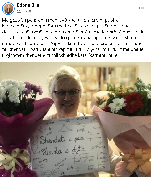 Deputetja e zgjedhur e PS ndan foton e të ëmës: Ma gëzofsh pensionin, s’krahasohem dot me ty 1 Capture 95