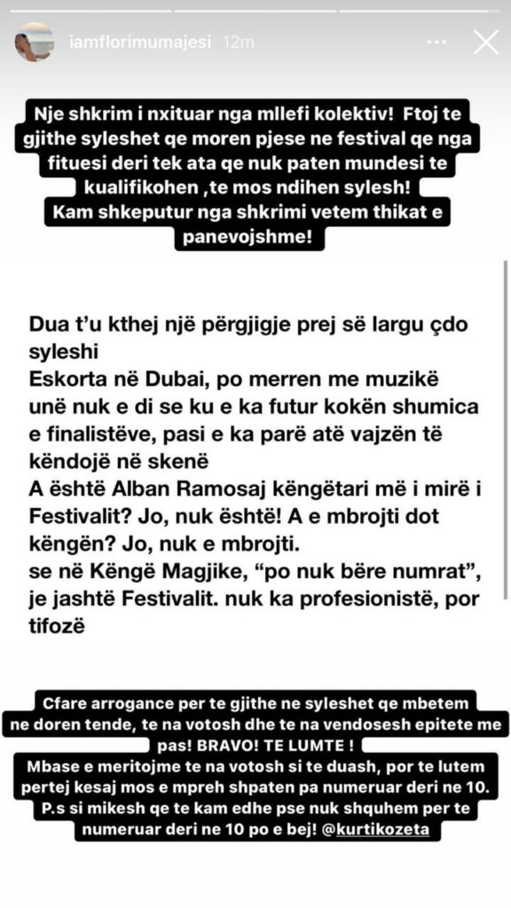 Sherr mes Flori Mumajesit e Kozeta Kurtit: Eskorta në Dubai po merren me muzikë! (FOTO LAJM) 1 d89bc58f 905a 4c40 b551 13fd5ea5a3f6 576x1024 1