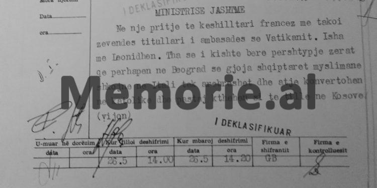 Publikohet relacioni sekret/ “Kabineti i Ministrit të Jashtëm të Italisë, i kërkoi ambasadorit tonë që të vijë në Shqipëri me Nënë Terezën dhe…” 3 20210723 001344 750x375 1