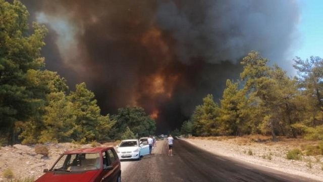 Turqia pushtohet nga zjarret, 3 të vdekur, 4 mijë zjarrfikës në terren 3 640 0 6103b8a4ea589