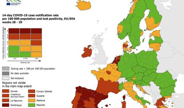 Pandemia/ BE publikon hartën e shteteve me risk të lartë të COVID 640 0 6103c2660cf59 640x375 1