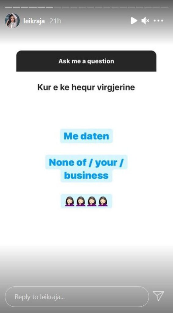 “Kur e ke humbur virgjërinë? Moderatorja e njohur shqiptare iu jep fansave përgjigjet që nuk i prisnin 1 640 0 6103d91eb50aa