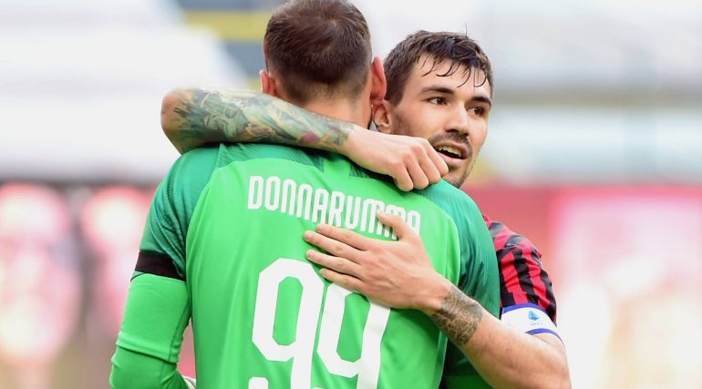 Donnarumma fjalë zemre për Milanin pas lamtumirës Romagnoli Donnarumma e1626252582170 770x427 1