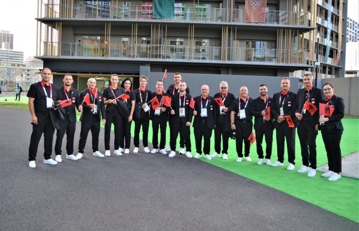 Ceremonia hapëse, TOKIO 2020/ Starton Olimpiada, 204 shtete në betejë për medaljet SHQIPERIA 698x450 1