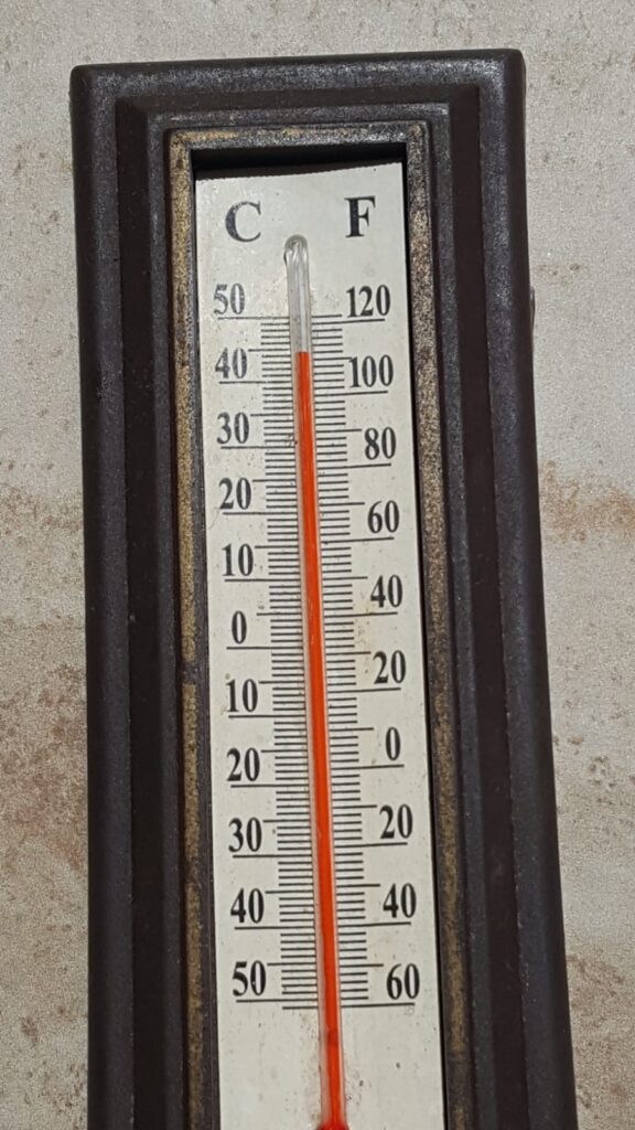 FOTO DITE/ Rekord në Kuçovë, termometri tregon 44 gradë Celsius 1 WhatsApp Image 2021 07 29 at 14.12.48