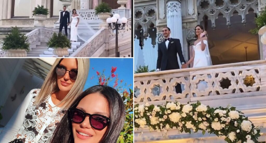 Almeda Abazi marton motrën, ish-missi ndan momente nga ceremonia madhështore alemda motra