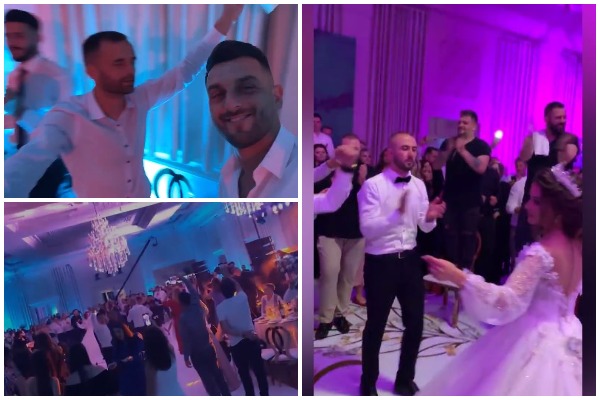 VIDEO/ Martohet djali i presidentit, futbollistët e Laçit e djegin. I pranishëm edhe Duka dasme laci