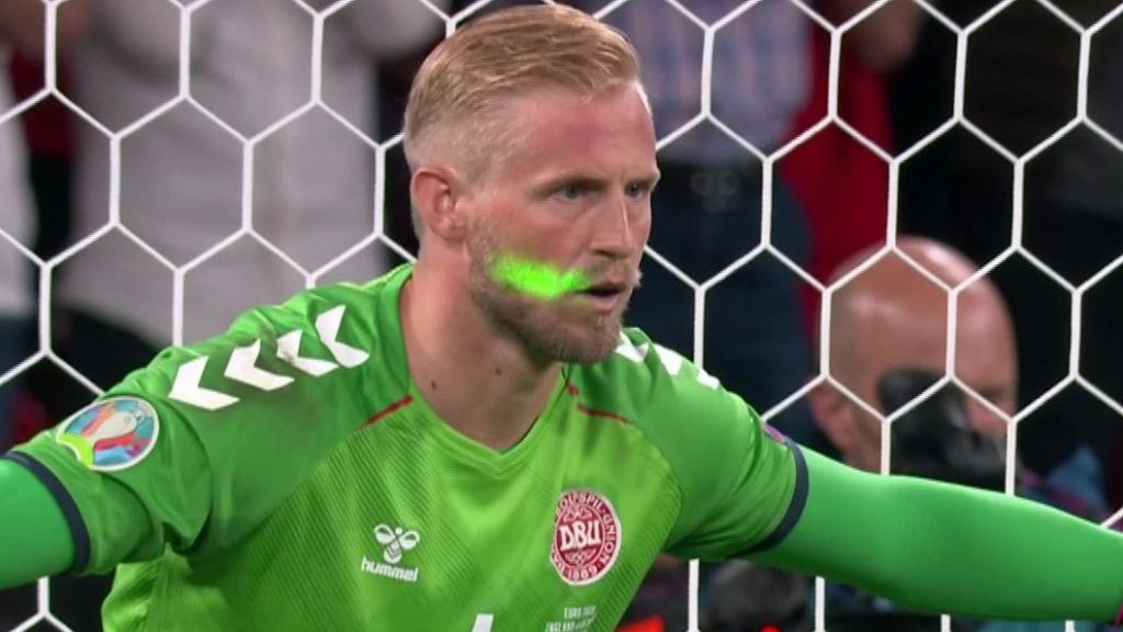 Lazer në sytë e Schmeichel: UEFA nis procedim disiplinor kundër Anglisë schmeichel lazer 2