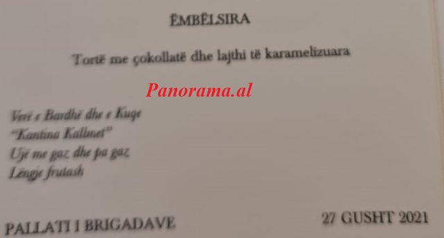 Kryeministri darkë me deputetët që sapo mbyllën mandatin dhe ato që do të nisin/ Bëhet publike menuja, nga salmon i tymosur, karkalec i egër me salcë “teriyaki" deri tek ananasi i thatë dhe humus ulliri 2 2 20