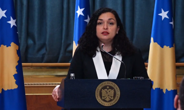 Strehimi i afganëve në Kosovë, Vjosa Osmani pret në takim përfaqësuesit e OKB-së Osmani 1