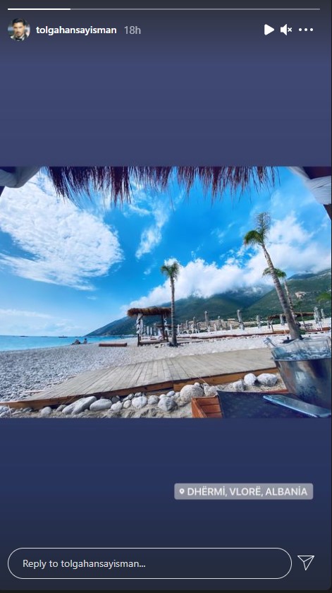 Almeda dhe Tolghan nisin pushimet në Shqipëri, publikojnë foto nga bregdeti i Jugut 1 Screenshot 2021 08 27 102221