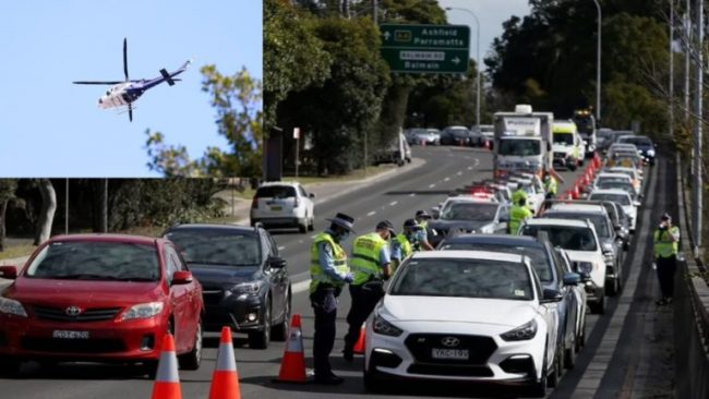 Australia nxjerr helikopterë për të bindur qytetarët që nuk respektojnë masat australia 1 768x432 1 e1627791798216