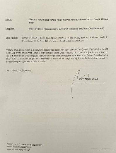 DENONCIMI / Këto shoqëri financiare: IUTE CREDIT, FINAL, NOA dhe MICRO Credit shantazhojnë qytetarët për mbledhjen e borxheve 1 grergheghghf