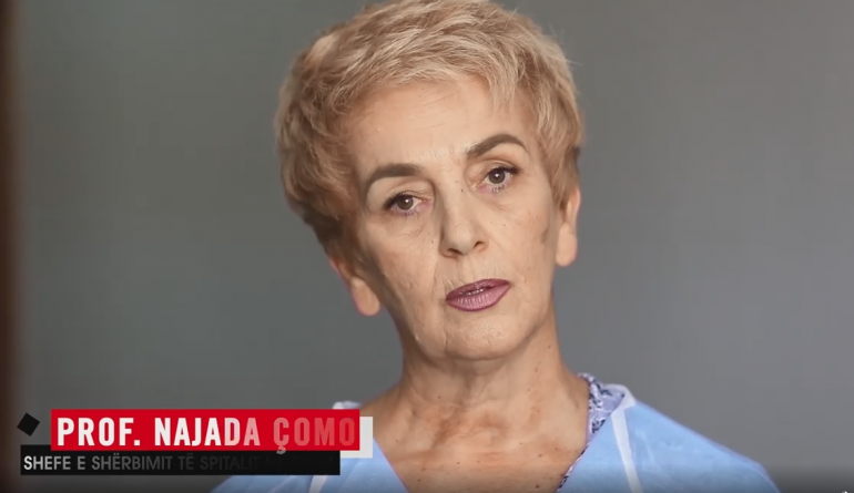 Rama publikon mesazhin e Najada Çomos: Shumica e të shtruarve në Infektiv janë të pavaksinuar najada como 770x445 1