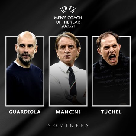 UEFA përzgjedh finalistët, Mancini e Jorginho favoritë trajneret 450x450 1