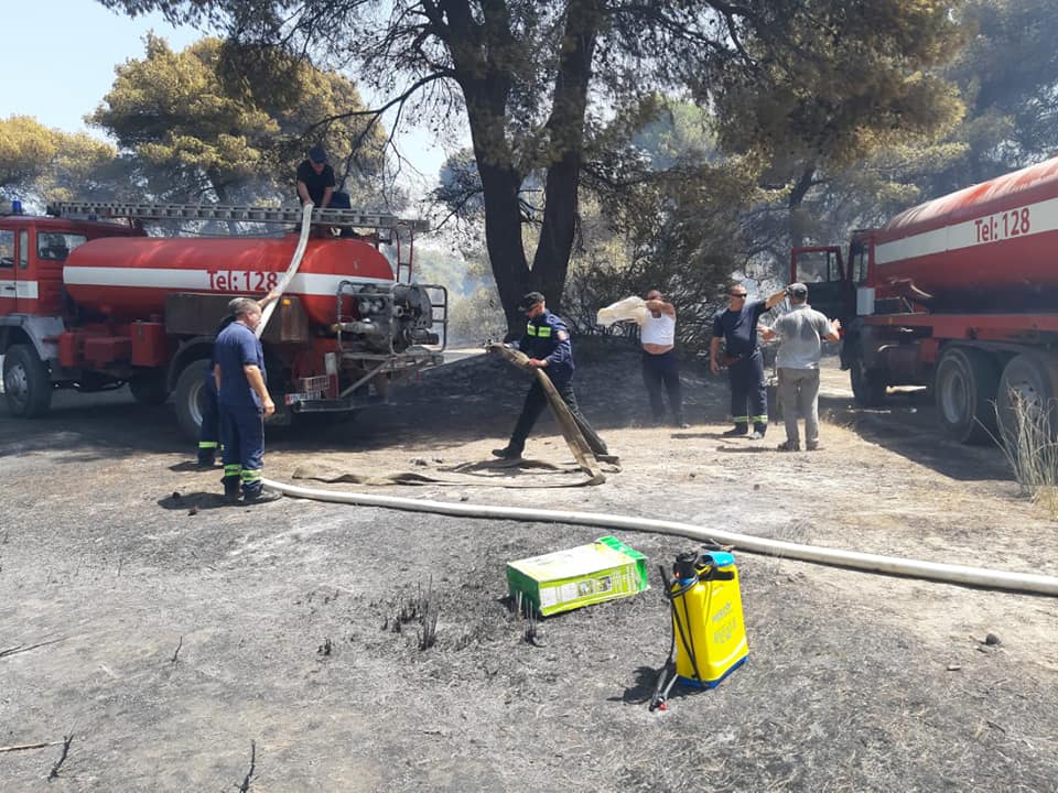 Shuhet plotësisht zjarri në Delisuf, shpëtojnë banesat në fshatin Dukat zjarr