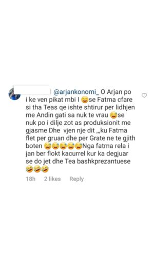 “Ruaju mos të të mbysë paaftësia e të tjerëve”, Arjan Konomi ka këtë këshillë për Tean, por thumbin për kë e ka? 2 2 16