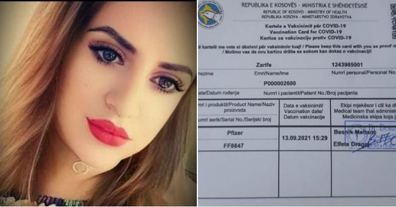 Humbi jetën pasi u vaksinua me Pfizer, familja e 23-vjeçares shqiptare hedh akuza të forta: E kërcënuan ta bënte… 800 0 61433b5cafac1