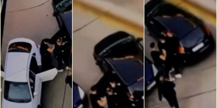 Del videoja e rrëmbimit të Kozakut: Katër veta e ngjeshin në makinë, çfarë fiksuan kamerat kozak 750x375 2