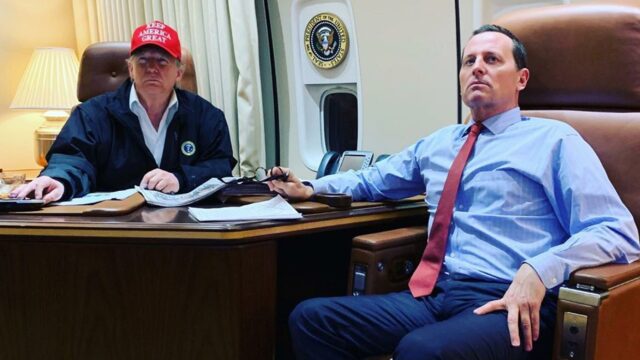 Pas vizitës edhe në Shqipëri, Richard Grenell poston foto me Donald Trump: Sot takova shefin methode sundaytimes prod web bin d651dff6 b889 11ea 809a a9cf0f6249f6 640x360 1