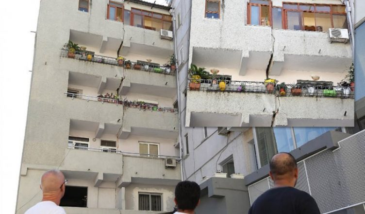 Pallati u shemb nga tërmeti/ Hidhen themelet për ndërtesën e re, banorët në Durrës therin qengja pallat