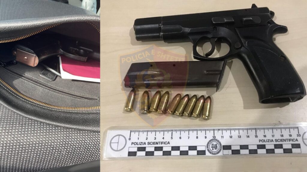 Kontrolle për drogë dhe armë në Lezhë, arrestohen dy persona pistolet 1