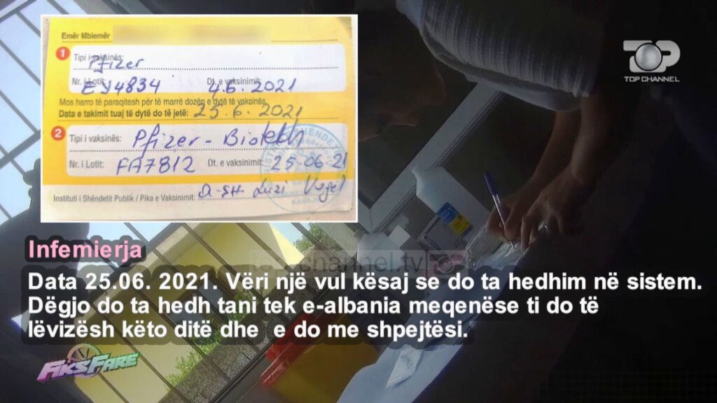 Skandal/ 50 mijë lekë një Pfizer në qendrën shëndetësore 7 vaksine 4
