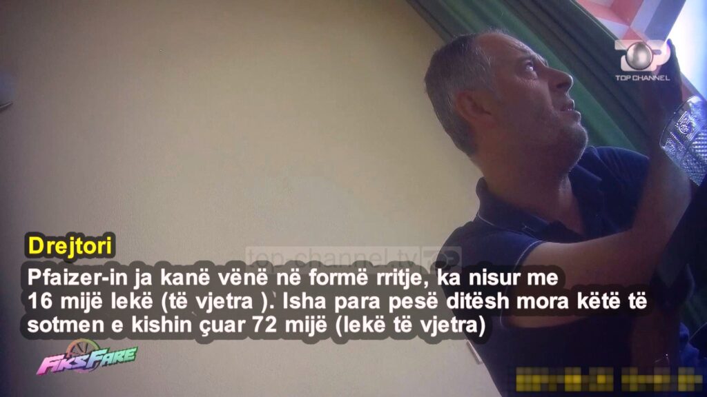 Skandal/ 50 mijë lekë një Pfizer në qendrën shëndetësore 8 vaksine 5
