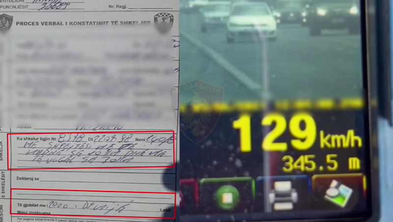 Me shpejtësi skëterrë deri në 167 km/h, penalizohen shoferët, hiqen 25 patenta vlcsnap 2021 09 08 16h32m44s888
