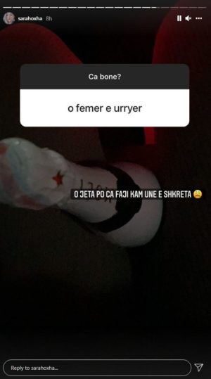 “O femër e urryer”, ndjekësja ofendon Sara Hoxhën, por ajo që s’duhet humbur është përgjigjia e saj 1 1 19