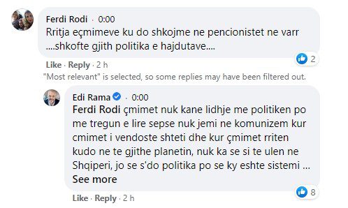 Rritja e çmimeve, Rama reagon ndaj qytetarit: Shqiptarëve s’u ka munguar buka as në kohët e zymta, jo më kur… 1 244616550 371095271377957 7752503799680603743 n 1