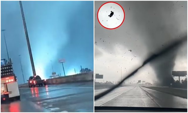 Tornado e rrufe në SHBA, shihni si banesat përfundojnë në ajër 640 0 617a8a82d527f
