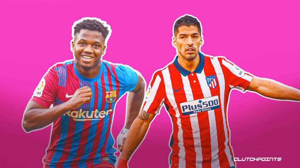 Ansu Fati Barcelona Luis Suarez Atletico Madrid