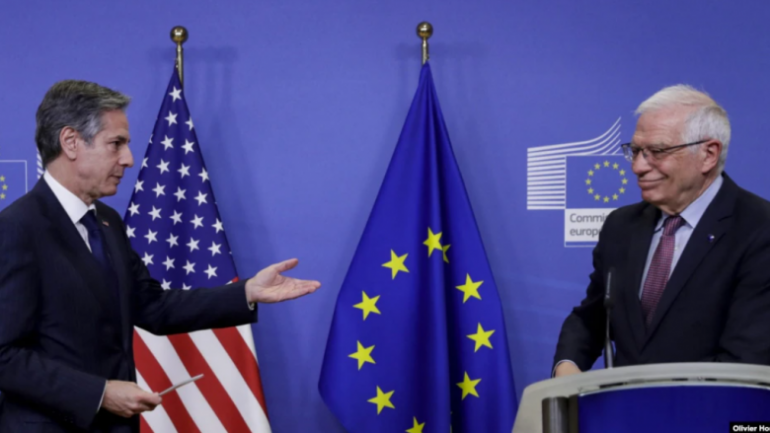 Borrell dhe Blinken kërkojnë vazhdimin e dialogut Kosovë-Serbi Borrell Blinken 770x433 1